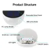 Solar powered garden wall light - waterproof - 6 LEDSolar lighting