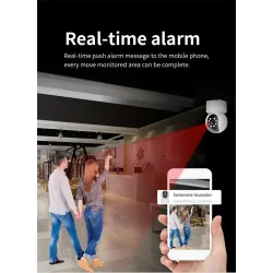 Wireless camera - baby monitor - auto tracking - two way audio - 5G IP - WiFi - 720PSecurity cameras