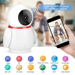 CCTV wireless IP camera - baby monitor - auto tracking - night vision - 720P - WiFiSecurity cameras