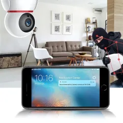 CCTV wireless IP camera - baby monitor - auto tracking - night vision - 720P - WiFiSecurity cameras