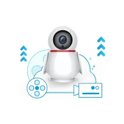 CCTV wireless IP camera - baby monitor - auto tracking - night vision - 720P - WiFiSecurity cameras