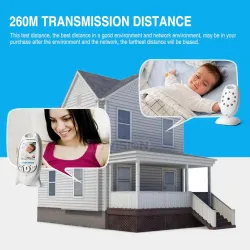 VB601- video baby monitor - wireless camera - two-way talk - night vision - LCDSecurity cameras