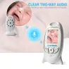 VB601- video baby monitor - wireless camera - two-way talk - night vision - LCDSecurity cameras