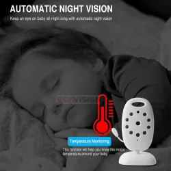 VB601- video baby monitor - wireless camera - two-way talk - night vision - LCDSecurity cameras