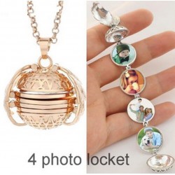 Expandable photo locket - with necklaceNecklaces