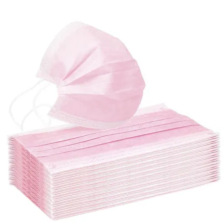 Protective mouth / face mask - disposable - antibacterial - pinkMouth masks
