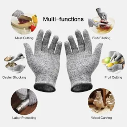 Anti-cut proof - stab resistant - safety glovesKitchen knives