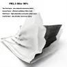 Protective face / mouth masks - disposable - 4-layer - black - 50 piecesMouth masks