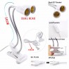 Plant grow lamp - dual head - hydroponic - full spectrum - with desk clip - 290 LED - E27Grow Lights