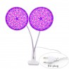 Plant grow lamp - dual head - hydroponic - full spectrum - with desk clip - 290 LED - E27Grow Lights