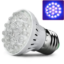 Plant grow bulb - 20 LED - UV light - E27 - 1WGrow Lights