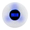 2 in 1 - carbon monoxide / smoke combo sensor - LCD display - with LED / sound warningHome security