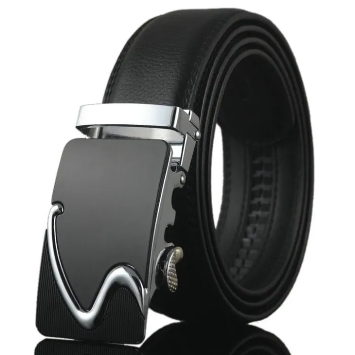 Luxury leather belt - with automatic buckle - 110cm - 130cmBelts