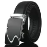 Luxury leather belt - with automatic buckle - 110cm - 130cmBelts