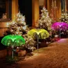 Solar garden light - waterproof - colorful fiber optic jellyfishSolar lighting