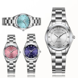CHRONOS - luxury silver Quartz watch - stainless steelWatches