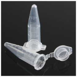 Mini plastic test lab centrifuge tubes - 42 * 11mm - 100 piecesCentrifuge tubes