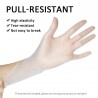 Disposable transparent gloves - for food / medical / surgical use - 100 piecesSkin