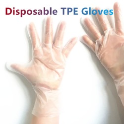 Disposable transparent gloves - for food / medical / surgical use - 100 piecesSkin