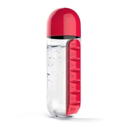 Daily pill organizer - box - water bottle - leak-proof - 600mlWater bottles