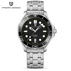 PAGANI DESIGN - mechanical watch - stainless steel - waterproof - blackWatches
