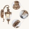 Retro outdoor wall lamp - waterproof - with glass fixture - E27Wall lights