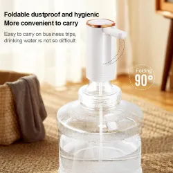 Electric water dispenser - water bottle pump - USB - button control - foldableWater filters