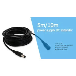 Power extension DC cable - HD - 5.5mm * 2.1mm - for security cameraSecurity cameras