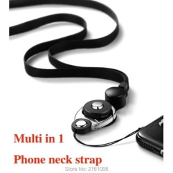 Phone holder - with neck strap / ring buckle - detachableHolders