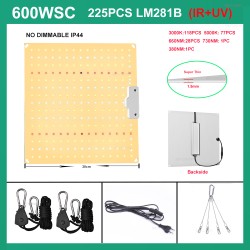 BEYLSION - LED plant grow lamp - full spectrum - with daisy chain - waterproofGrow Lights
