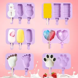 Silicone ice cream mold - for homemade desserts making - reusableTools