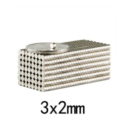 N35 - neodymium magnet - strong disc - 3mm * 2mm - 100 piecesN35