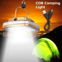 COB LED camping light - solar lantern - with hanging hookSolar lighting