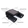 LED solar lamp - PIR motion sensor - dual head spotlight - waterproof wall lightSolar lighting