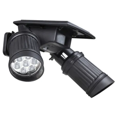 LED solar lamp - PIR motion sensor - dual head spotlight - waterproof wall lightSolar lighting