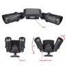 LED solar lamp - PIR motion sensor - dual head spotlight - waterproof wall lightSolar lighting