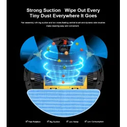 LIECTROUX C30B - 4000pa - robot - vacuum cleaner - 2D map navigation - WiFi - water tankRobot vacuum cleaner