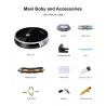 LIECTROUX C30B - 4000pa - robot - vacuum cleaner - 2D map navigation - WiFi - water tankRobot vacuum cleaner