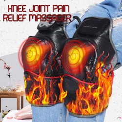 Infrared knee massager - magnetic vibration heating - joints physiotherapy - electric massage - pain reliefMassage