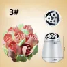 Pastry bag icing nozzles - cake decoration 7 piecesBakeware