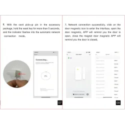 Smart WiFi sensor - door open / closed detector - WiFi - Alexa - GoogleHome security