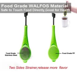 Reusable tea infuser - strainer - built-in plungerTea infusers