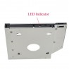 Universal aluminum SATA HDD Caddy 12.7mm box case enclosure optical bayHard drives