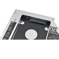 Universal aluminum SATA HDD Caddy 12.7mm box case enclosure optical bayHard drives