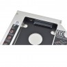 Universal aluminum SATA HDD Caddy 12.7mm box case enclosure optical bayHard drives
