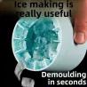 Silicone Kitchen Accessories Ice Cube Maker Ice Tray Water Bottle Mould Cooler Bucket Tools Gadgets Dining Bar Home GardenTools