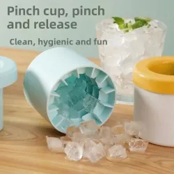 Silicone Kitchen Accessories Ice Cube Maker Ice Tray Water Bottle Mould Cooler Bucket Tools Gadgets Dining Bar Home GardenTools