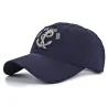 Baseball cap with anchor - cotton - adjustable - unisexHats & Caps