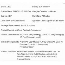 JJRC H47 foldable R/C Drone Quadcopter - HD CameraDrones