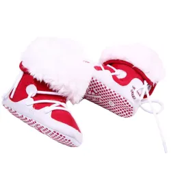 Newborn Toddler Cotton Soft Thick Warm Fleece Shoes Boots First WalkersBaby & Kids